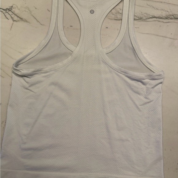 Lululemon Off-White Racerback Tank Top - Picture 4 of 4